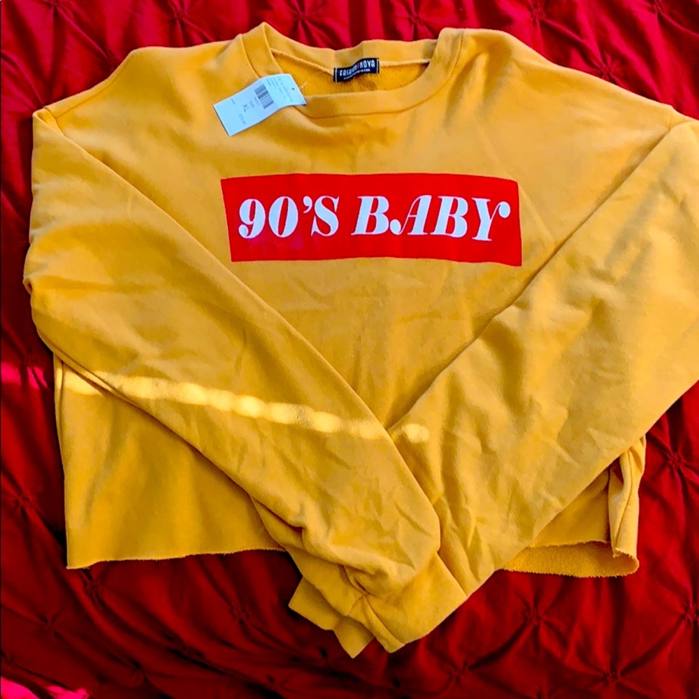 Crop sweatshirt